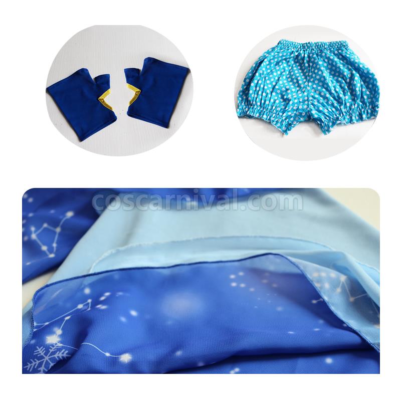 Vocaloid Hatsune Miku Snow Miku Princess of Star and Snow Cosplay Costumes coscarnival01117235