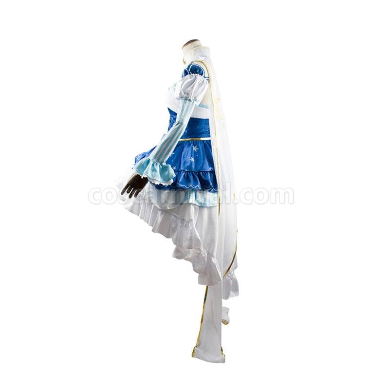 Vocaloid Hatsune Miku Snow Princess Dress Cosplay Costume coscarnival011112753