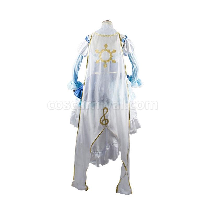 Vocaloid Hatsune Miku Snow Princess Dress Cosplay Costume coscarnival011112755