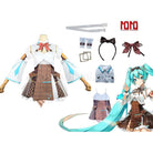 Vocaloid Hatsune Miku Sunny Holiday Cosplay Costume coscarnival0111646