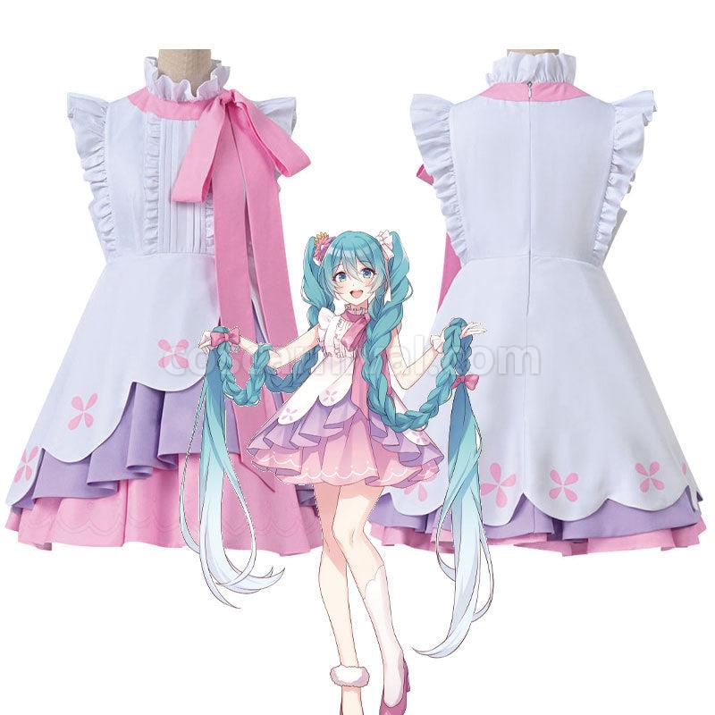 Vocaloid Hatsune Miku Wonderland Hatsune Miku Fullset Cosplay Costumes coscarnival01119199
