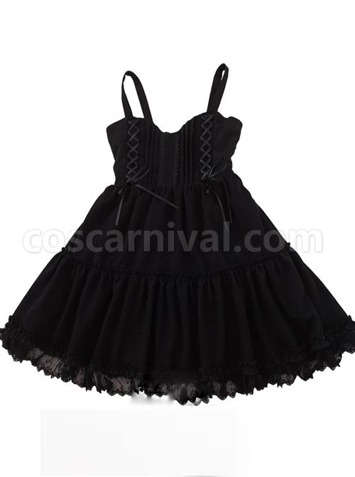 Waltz-Series-Double-Lace-up-Bowknot-Classic-Lolita-Sling-Dress-coscarnival-630