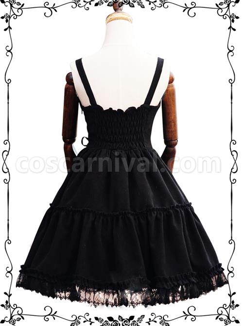 Waltz-Series-JSK-Wine-Red-Elegant-Classic-Lolita-Sling-Dress-coscarnival-627