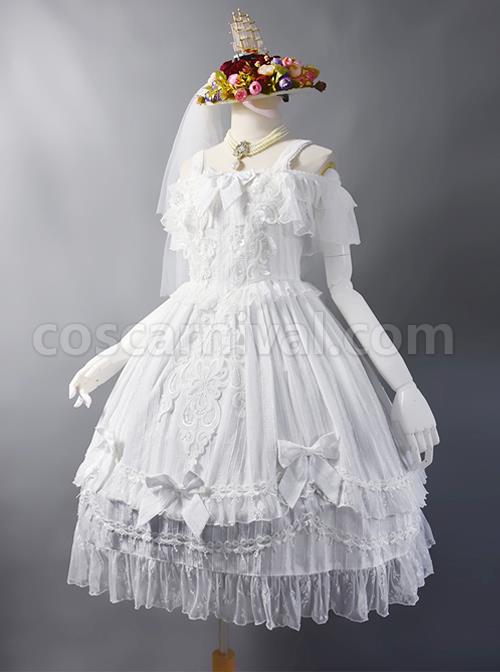 Wars-Of-The-Roses-Bowknot-Classic-Lolita-Sling-Dress-coscarnival-1039