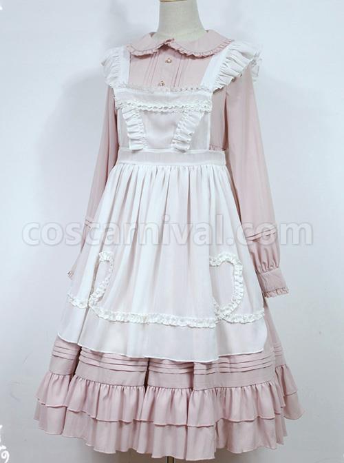 White-Apron-Dress-Lotus-Leaf-Edge-Pastoral-Style-Lolita-Long-Sleeve-Dress-coscarnival-904