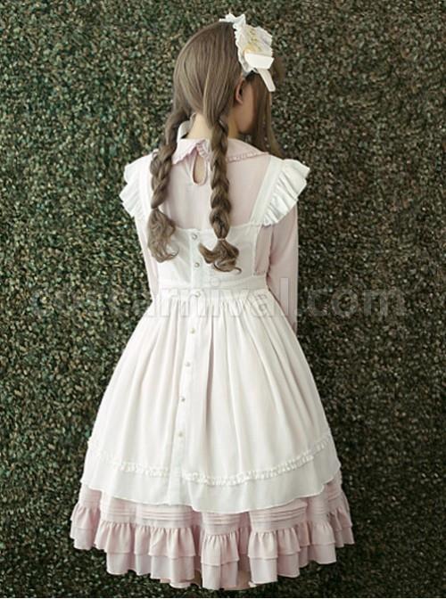 White-Apron-Dress-Lotus-Leaf-Edge-Pastoral-Style-Lolita-Long-Sleeve-Dress-coscarnival-918