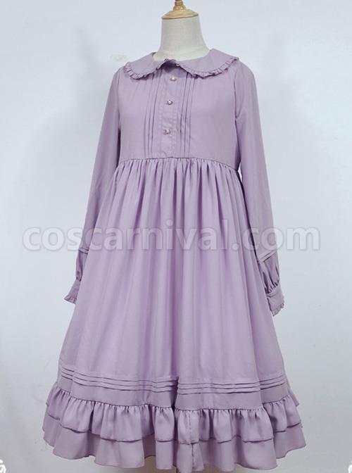 White-Apron-Dress-Lotus-Leaf-Edge-Pastoral-Style-Lolita-Long-Sleeve-Dress-coscarnival-938