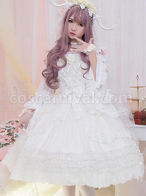 White-Bride-Chiffon-Classic-Lolita-Sling-Dress-JSK-coscarnival-1160