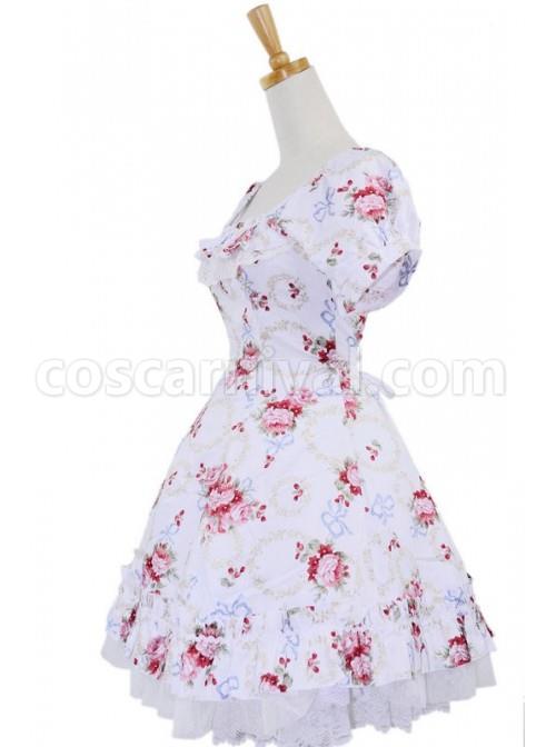 White-Floral-Classic-Square-Neck-Puff-Short-Sleeves-Cotton-Lolita-Dress-coscarnival-207.jpg