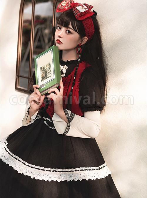 Wish-Gift-Box-Series-Cute-Red-Corduroy-Vest-Irregular-Cuffs-Lace-Fake-Three-Pieces-Classic-Lolita-Long-Sleeve-Dress-Set-coscarnival-1877