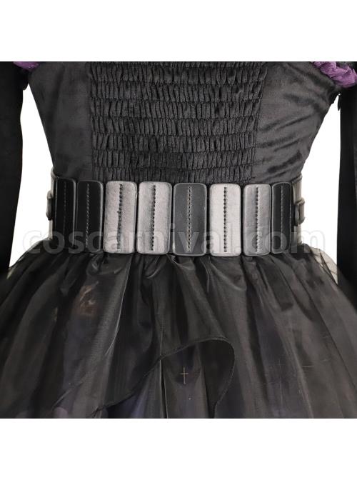 Witch Small Town Series JSK Design 2 Halloween Black Retro Gothic Lolita Sling Dress coscarnival