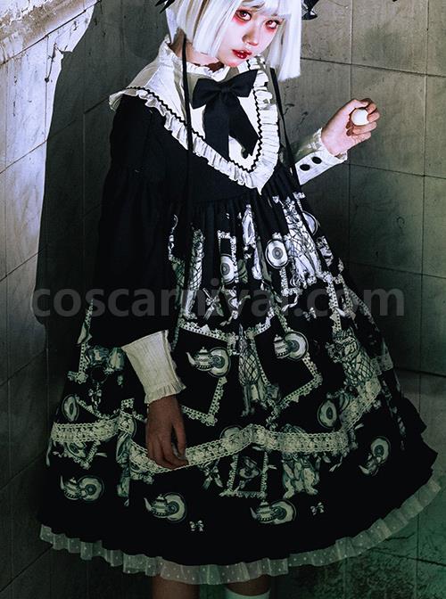 Wolf Detective Series OP Gothic Lolita Long Sleeve Dress coscarnival