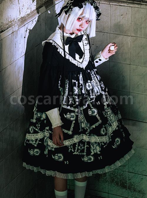Wolf Detective Series OP Gothic Lolita Long Sleeve Dress coscarnival