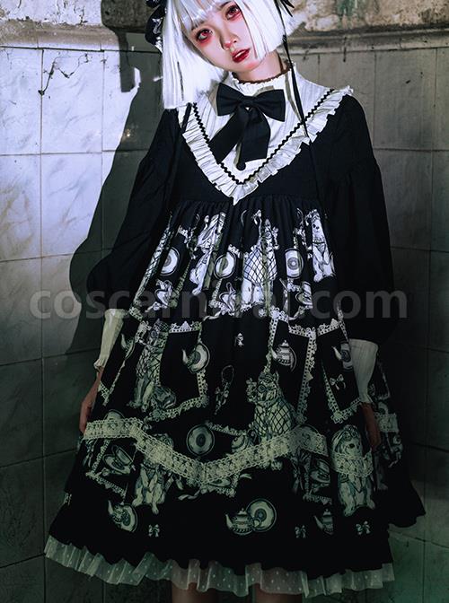 Wolf Detective Series OP Gothic Lolita Long Sleeve Dress coscarnival