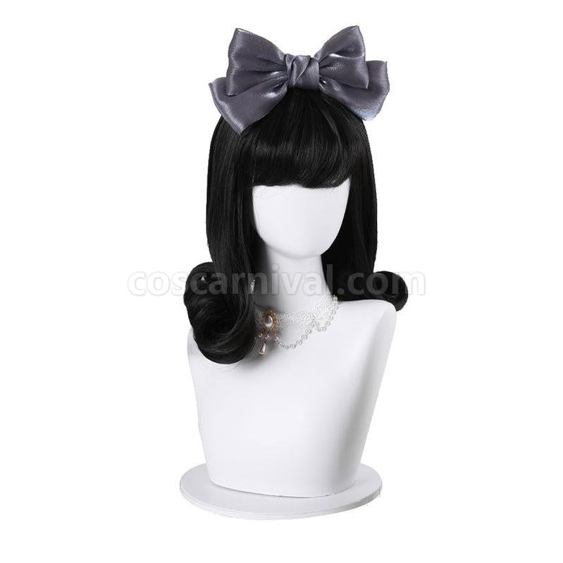 Women Fashion Short Black Curls Sweet Bangs Lolita Wig coscarnival011112092