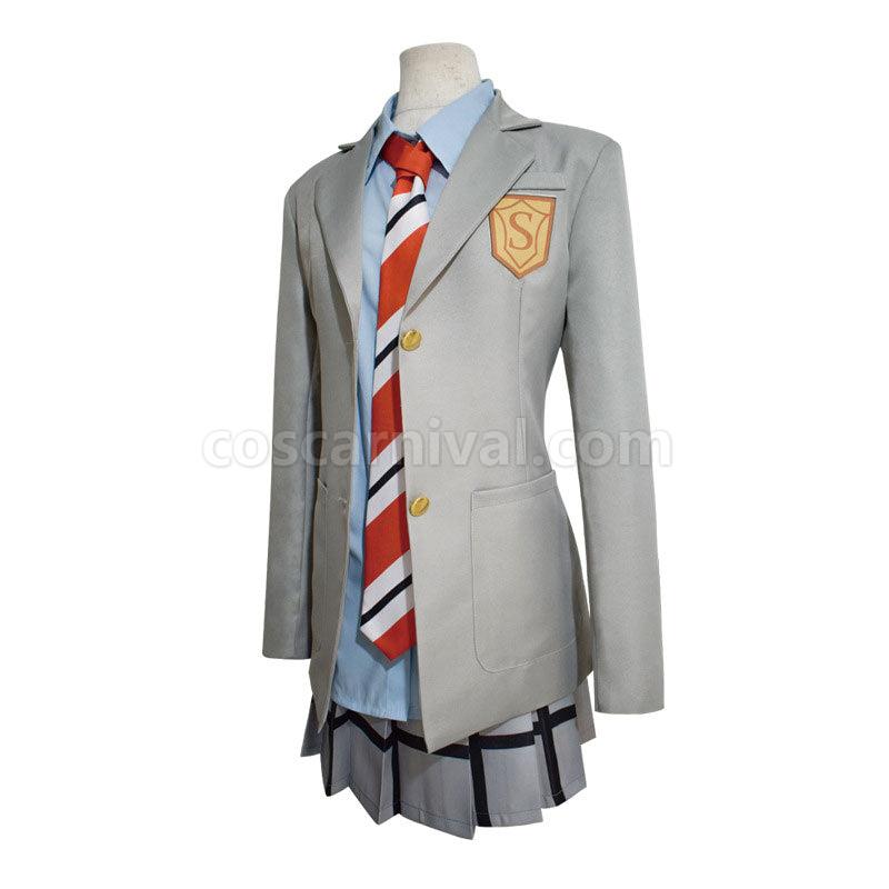 Your Lie in April Kaori Miyazono Uniform Cosplay Costumes coscarnival01113732