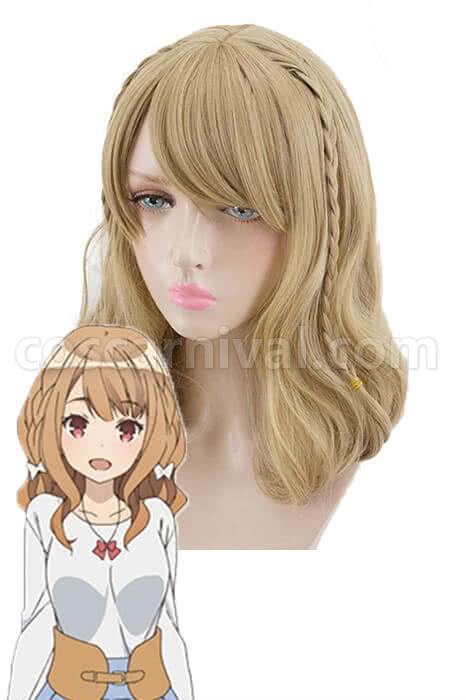 a sisters all you need imoto sae ireba ii.miyako shirakawa long brown wigs anime cosplay costumes
