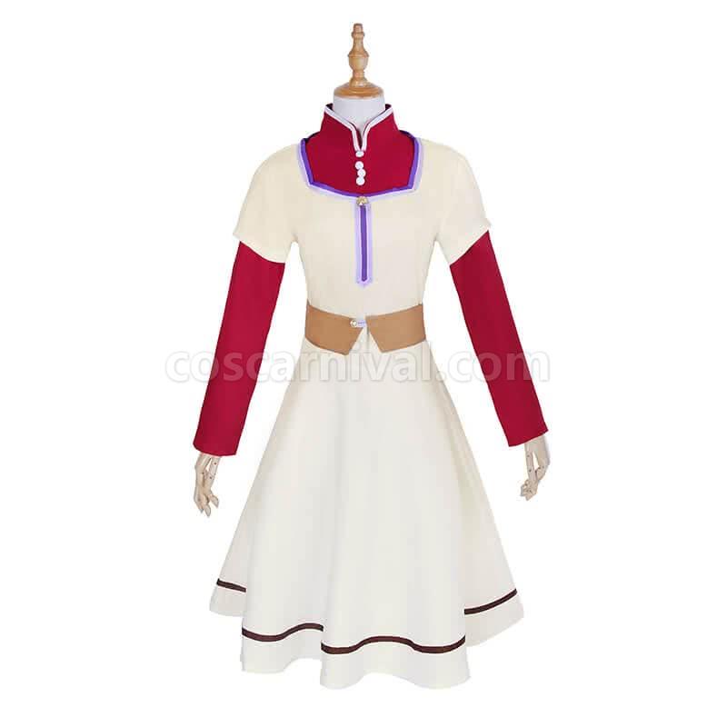 Akagami No Shirayukihime Shirayuki Cosplay Costume