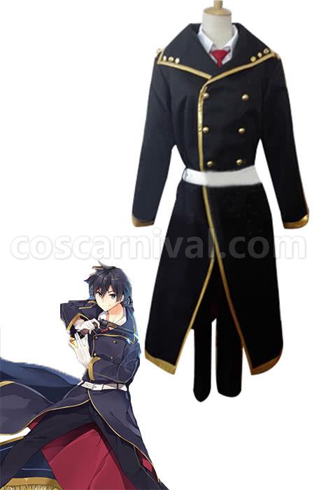 Akashic Records Of Bastard Magic Instructor Glenn Radars Black Suit Cosplay Costume coscarnival
