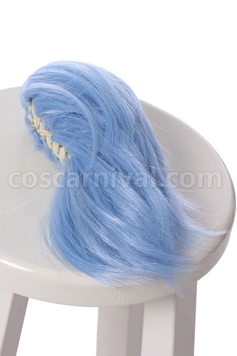 assassination classroom shiota nagisa blue fade white wig custom cosplays