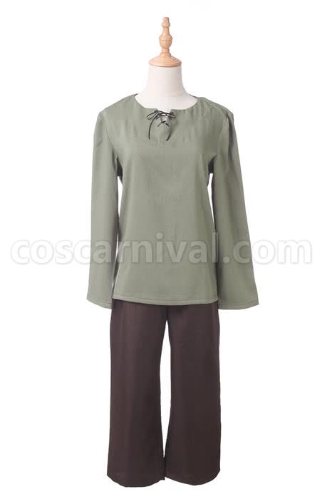 Titan Eren Jaeger 어린 시절 일본 맞춤 코스프레 의상에 대한 공격