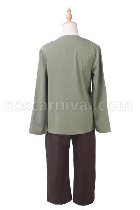 Titan Eren Jaeger 어린 시절 일본 맞춤 코스프레 의상에 대한 공격