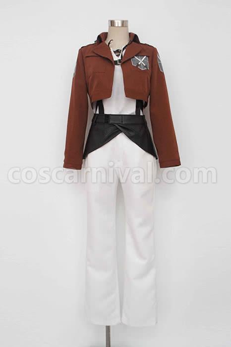 Attack On Titan Eren Jaeger Trainee Class Boy&#039;s Uniform Costume