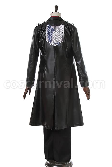 Titan Levi 블랙 커스텀 코스프레 의상에 대한 공격