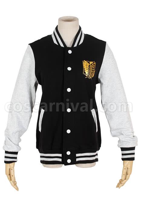 Attack on Titan Mikasa Ackerman Black Golden Cosplay Costume
