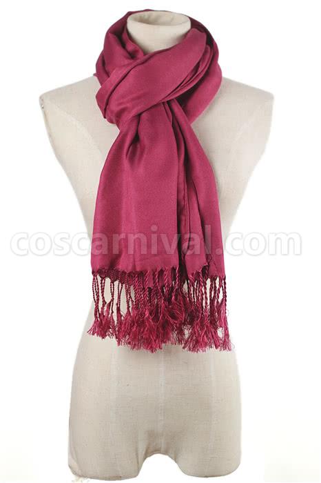 Attack On Titan Mikasa Dark Red Scarf Accessories Custom Costume
