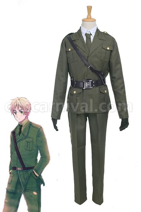 Axis Powers APH British Arthur Uniforms Cosplay Costumes