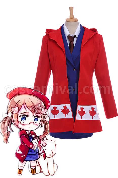 Axis Powers Hetalia APH Canada Cosplay Costume