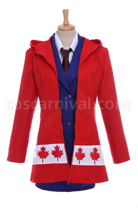 Axis Powers Hetalia APH Canada Cosplay Costume