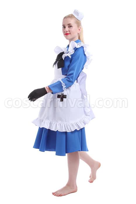 Axis Powers 헤타 리아 APH 로사 커클랜드 공화국 코스프레 의상