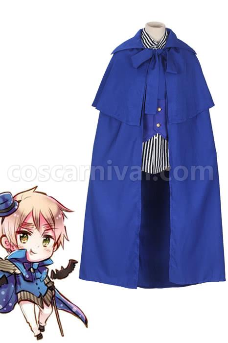 Axis Powers Hetalia Arthur Kirkland With Cloak Custom Cosplay