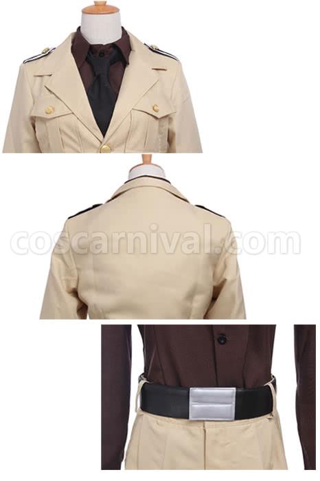 Axis Powers 헤타리아 Feliciano Vargas 이탈리아 유니폼 코스프레 의상