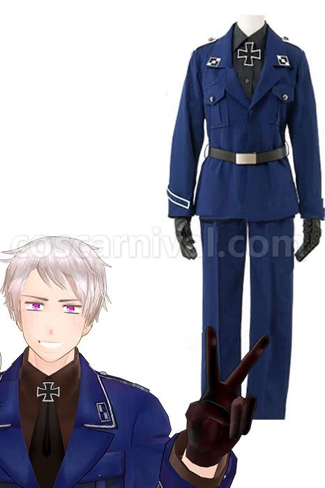 Axis Powers Hetalia Prussia APH Outfits Cosplay Costumes