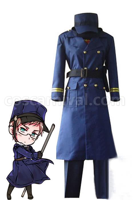 Axis Powers Hetalia Sweden Military Outfits Cosplay Costume
