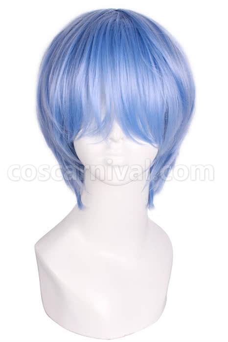 Ayanami Rei Short Light Blue Cosplay Costume coscarnival