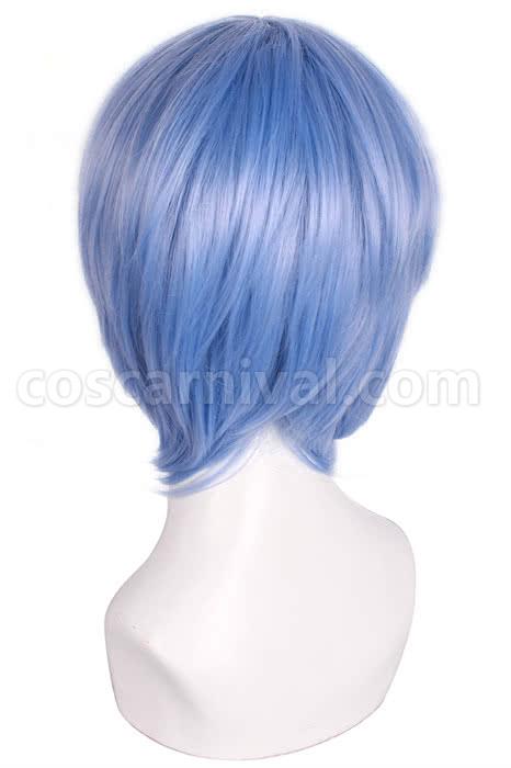 Ayanami Rei Short Light Blue Cosplay Costume coscarnival
