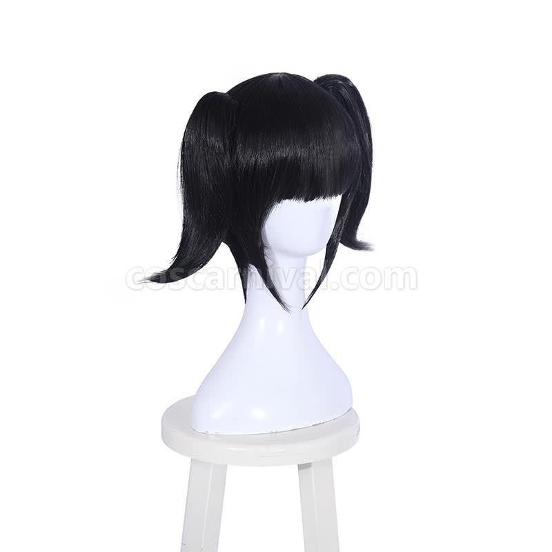 back street girls black double ponytail wigs anime costume