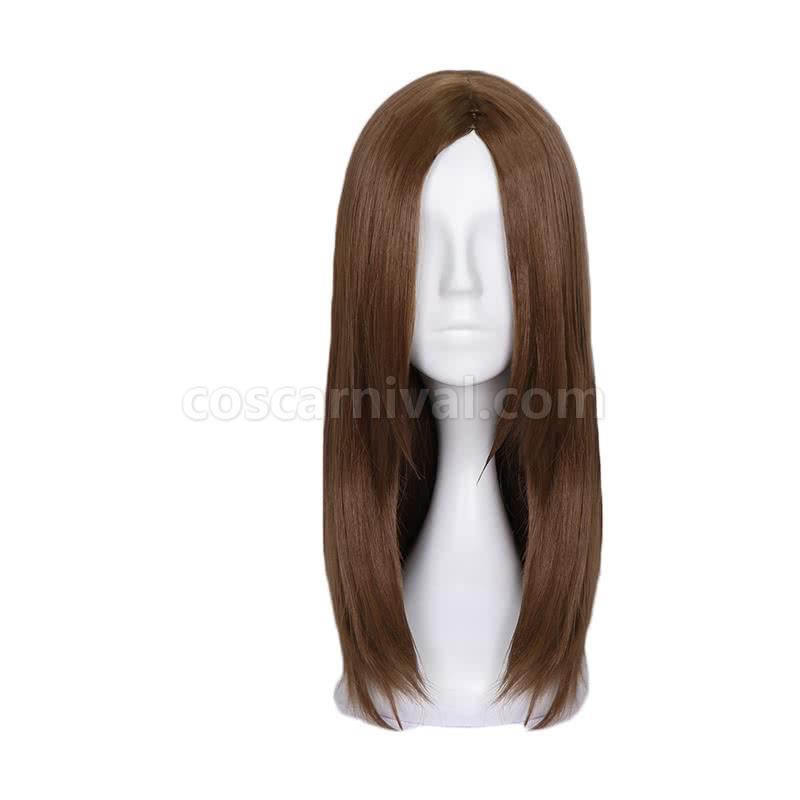 back street girls brown long straight wigs anime cosplay costumes
