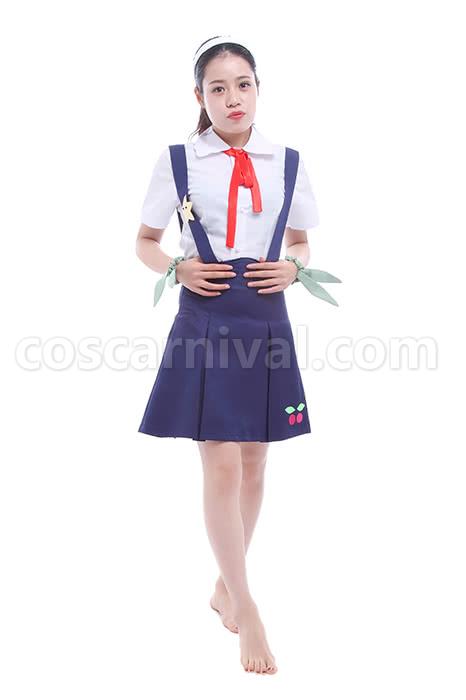 Bakemonogatari Hachikuji Mayoi Uniform Cosplay Costume coscarnival