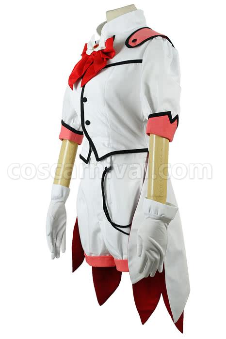 Binan Koukou Chikyuu Bouei Bu Love! Batlava Scarlet Cosplay Costume coscarnival