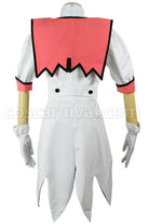 Binan Koukou Chikyuu Bouei Bu Love! Batlava Scarlet Cosplay Costume, back view