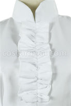 Binan Koukou Chikyuu Bouei Bu Love! Batlava Scarlet Cosplay Costume, bow detail