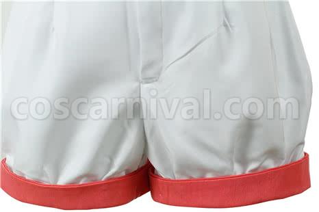 Binan Koukou Chikyuu Bouei Bu Love! Batlava Scarlet Cosplay Costume coscarnival