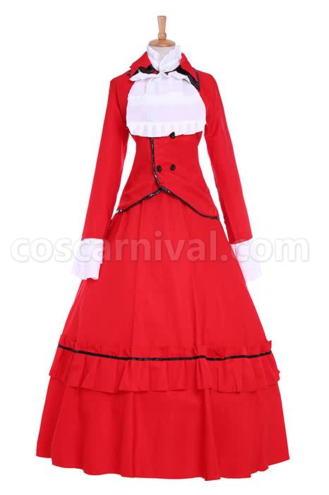 블랙 버틀러 안젤리나 덜레스 코스프레 의상