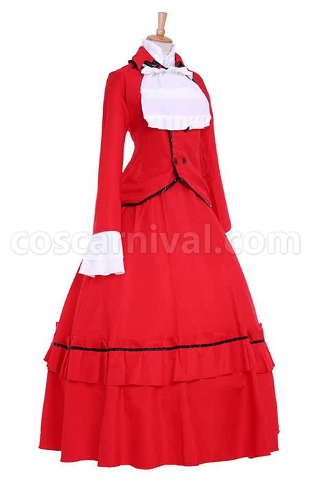 블랙 버틀러 안젤리나 덜레스 코스프레 의상