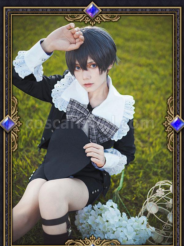 Black Butler Ciel Phantomhiv Childhood Cosplay Costume